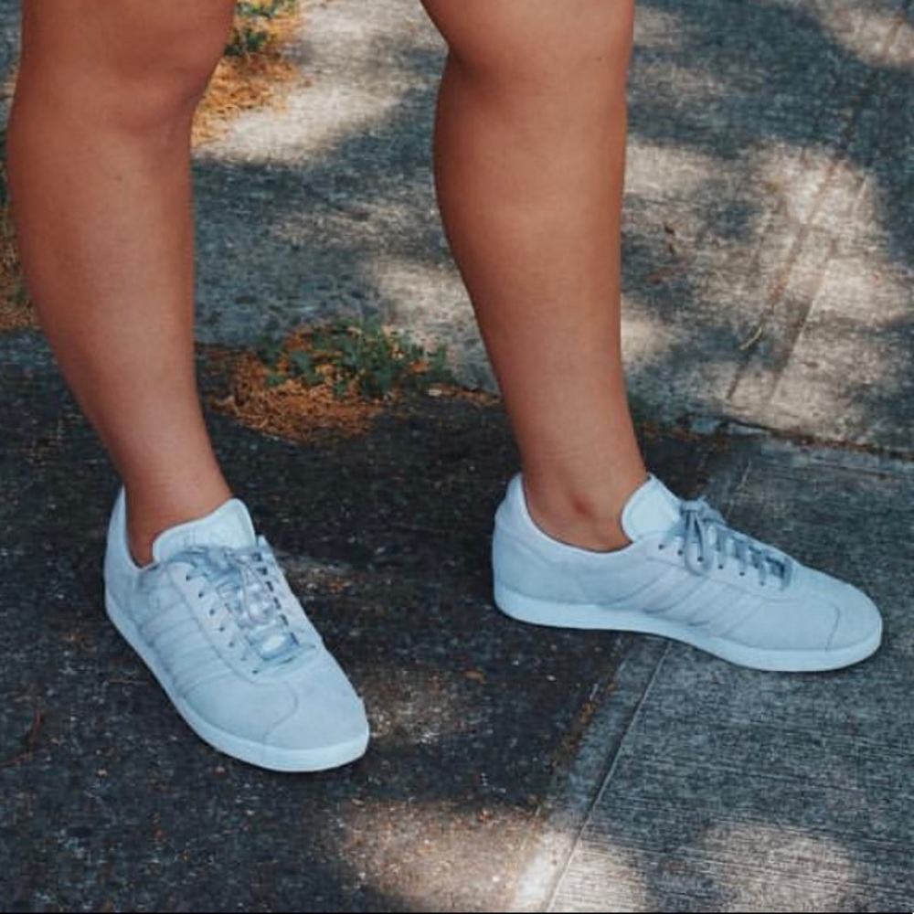 Gray Suede Adidas Originals Gazelle